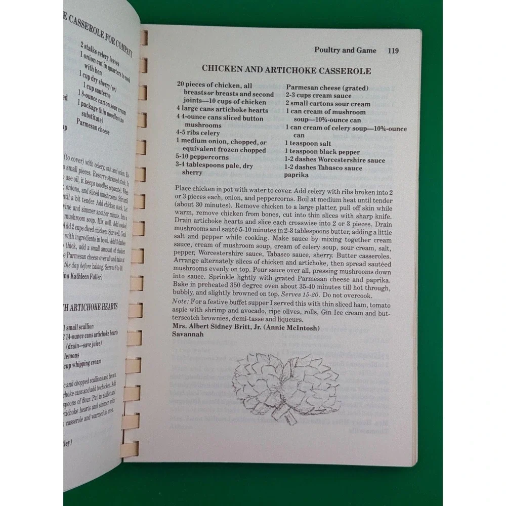 Georgia Heritage Treasured Recipes 1979 Colonial Dames Georgia Cookbook